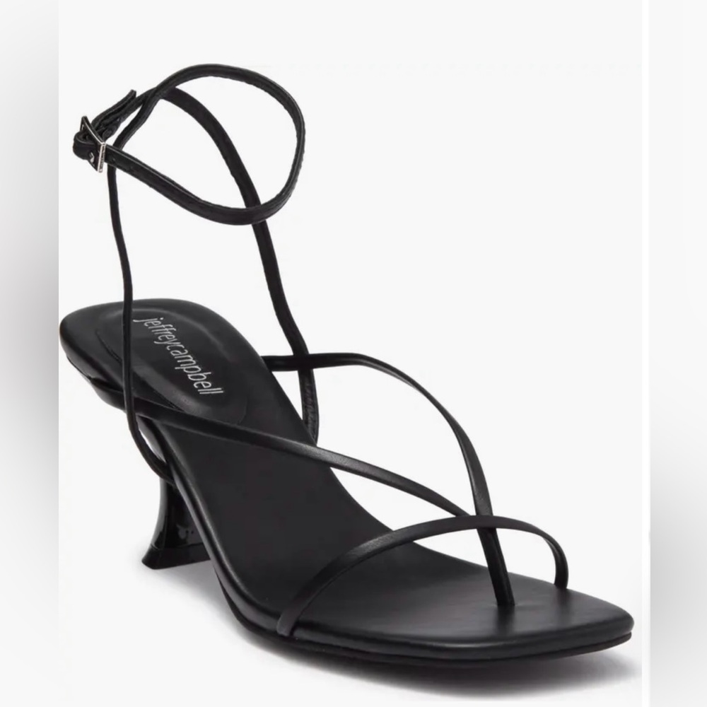 Jeffrey Campbell Black Strappy Sandals